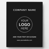 独自のカスタムデザインビジネスロゴの作成文字 フォトプラーク (正面)