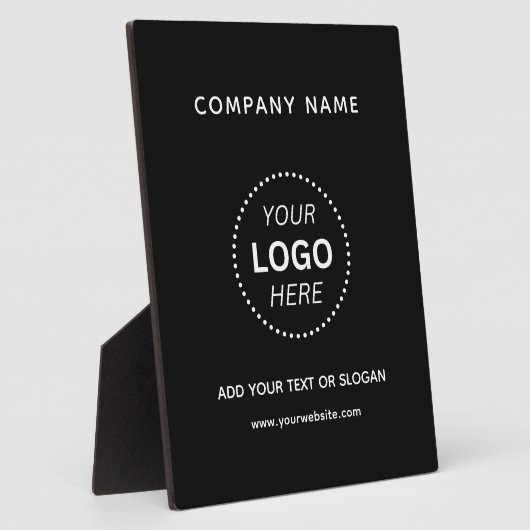 独自のカスタムデザインビジネスロゴの作成文字 フォトプラーク (側面)