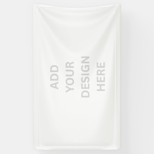 独自のカスタムデザインビニールバナーを作成3' x 5' 横断幕 (縦)