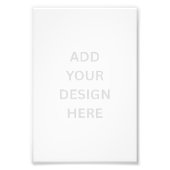 独自のカスタムデザイン4.45インチx 6.67インチを作成 フォトプリント (正面)