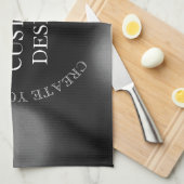 独自のカスタムデザイン/ロゴの作成 キッチンタオル (四つ折り)