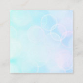 独自のカスタムデザイン/ロゴの作成 スクエア名刺 (裏面)