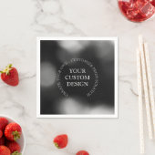 独自のカスタムデザイン/ロゴの作成 スタンダードカクテルナプキン (インサイチュ)