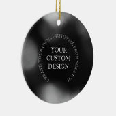 独自のカスタムデザイン/ロゴの作成 セラミックオーナメント (右)