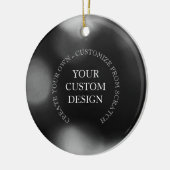 独自のカスタムデザイン/ロゴの作成 セラミックオーナメント (左)