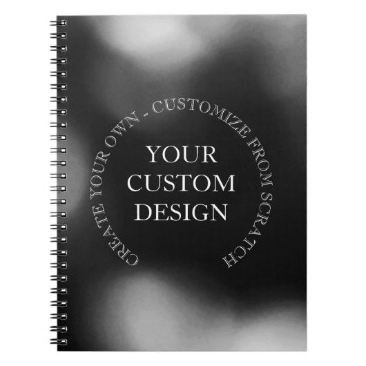 独自のカスタムデザイン/ロゴの作成 ノートブック (正面)