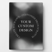 独自のカスタムデザイン/ロゴの作成 フォトプラーク (正面)