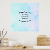 独自のカスタムデザイン/ロゴの作成 ポスター (キッチン)