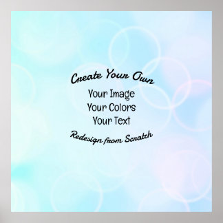 独自のカスタムデザイン/ロゴの作成 ポスター