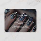 独自のカスタムナイトスカイネイリストの作成 名刺 (裏面)