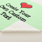 独自のカスタムハート シェルパブランケット (3/4)