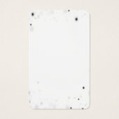 独自のカスタムパーソナライズされたラベル (裏面)