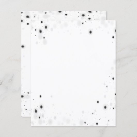 独自のカスタムパーソナライズされた紙 (正面/裏面)