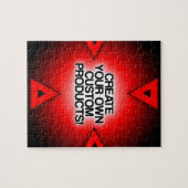 独自のカスタムパーソナライズされた、およびユニーク ジグソーパズル (横)