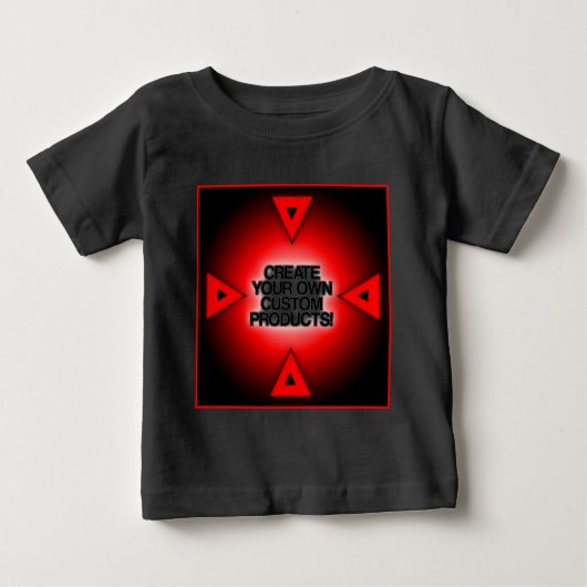 独自のカスタムパーソナライズされた、およびユニーク ベビーTシャツ (正面)