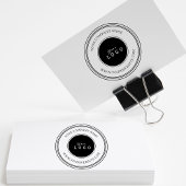 独自のカスタムビジネスロゴを作成しましょう 会社情報 ラバースタンプ