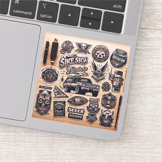 独自のカスタムビニールカスタムシールを追加 シール (詳細)