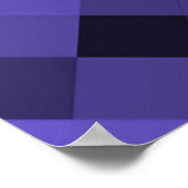 独自のカスタムピクセル背景の作成 – Indigo ポスター (角)