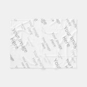 独自のカスタムフリースブランケットの作成、ベビー フリースブランケット (正面(横))