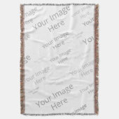 独自のカスタムブランケット スローブランケット (正面縦)