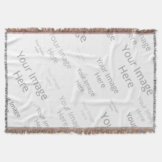独自のカスタムブランケット スローブランケット (正面)
