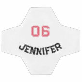 独自のカスタムプレイヤーのジャージー番号名の作成 サッカーボール (フラット)