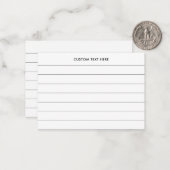 独自のカスタムルールドインデックスの作成 ノートカード (正面/裏面インサイチュ)