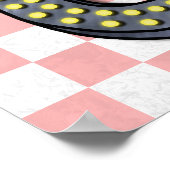 独自のカスタムレトロ50のダイナーサインを作成2 ポスター (角)