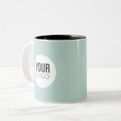 独自のカスタムロゴマグ ツートーンマグカップ (正面左)