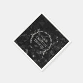 独自のカスタムロゴ/デザインの作成 スタンダードカクテルナプキン (角)