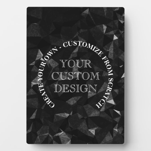 独自のカスタムロゴ/デザインの作成 フォトプラーク (正面)