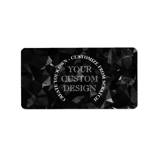 独自のカスタムロゴ/デザインの作成 ラベル (正面)