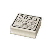 独自のカスタム大学院差出人住所の作成 ラバースタンプ (スタンプ)