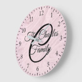 独自のカスタム家庭時計の作成 ラージ壁時計 (傾斜)