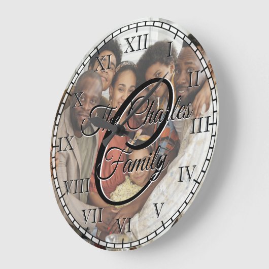 独自のカスタム家庭時計の作成 ラージ壁時計 (傾斜)