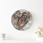 独自のカスタム家庭時計の作成 ラージ壁時計 (ホーム)