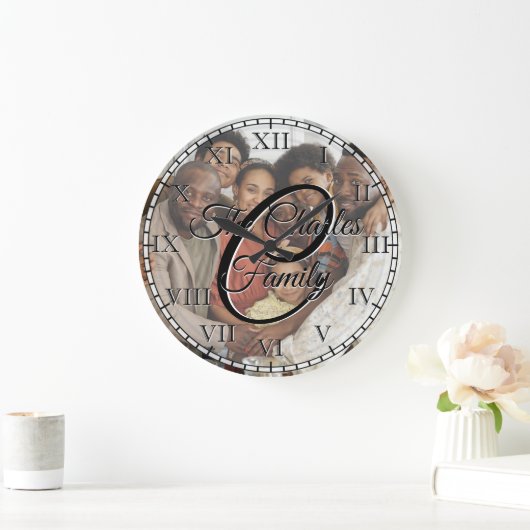 独自のカスタム家庭時計の作成 ラージ壁時計 (ホーム)