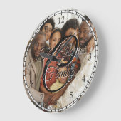 独自のカスタム家庭時計の作成 ラージ壁時計 (傾斜)