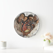 独自のカスタム家庭時計の作成 ラージ壁時計 (ホーム)