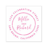 独自のカスタム差出人住所 セルフインキングスタンプ (デザイン)