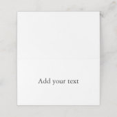 独自のカスタム座席表 プレイスカード (外部開封)