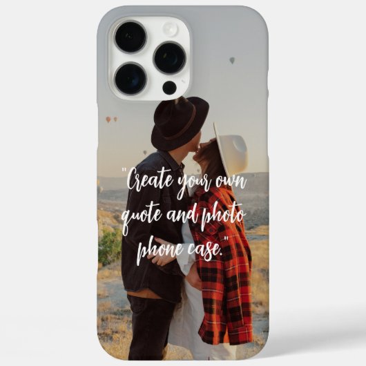 独自のカスタム引用文と写真の作成 Case-Mate iPhoneケース (裏面)