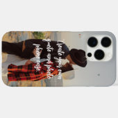 独自のカスタム引用文と写真の作成 Case-Mate iPhoneケース (裏面 (横))