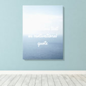 独自のカスタム引用文の作成 – 海 キャンバスプリント (インサイチュ (ウッドフロア))