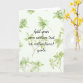 独自のカスタム引用文の作成 – Botanical カード (黄色い花)