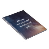 独自のカスタム引用文の作成 – Night Sky ノートブック (右側)