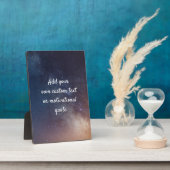 独自のカスタム引用文の作成 – Night Sky フォトプラーク (側面)