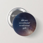 独自のカスタム引用文の作成 – Night Sky 缶バッジ (正面&裏面)