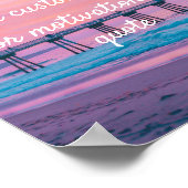 独自のカスタム引用文を作成 – Hermosaビーチ ポスター (角)