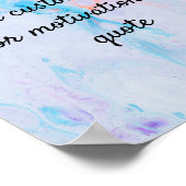 独自のカスタム引用文を作成 – Marble ポスター (角)